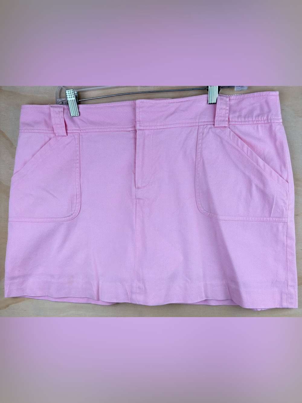 Vintage Lilly Pulitzer Skort Women’s Size 14 Y2K Bubblegum Pink Micro Mini Skirt